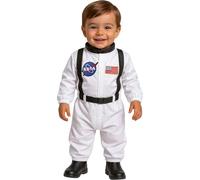 FIESTAS GUIRCA | Baby Astronaut Fancy Dress Costume (18-24 Months) - Space Suit for Children - Pilot and Space Explorer Costumes for Halloween, Carnival and Fancy Dress Parties - Black and White