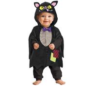 Fiestas Guirca Baby Bat Costume Poncho Set18-24 Months Black FG223