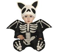 Skeleton Bat Costume Toddlers Halloween Fancy Dress Outfit Boys Girls Age 1-2