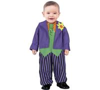 Fiestas Guirca Baby Criminal Clown Costume / 2-3 Years Lilac/Green FG593