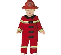 Fiestas Guirca Baby Firefighter Costume Set2-3 Years Red/Yellow FG316