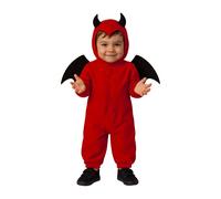 Fiestas Guirca Baby Little Devil Costume Set2-3 Years Red/Black FG292