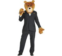 FIESTAS GUIRCA Bear Fancy Dress Costume Adult Unisex Large