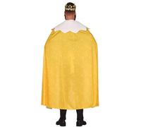 FIESTAS GUIRCA | Beer King Fancy Dress Adult (36-38/S) - Shirt, Cape, Belt and Hat - Beer and Drink Costumes for Stag Party, Halloween, Carnival and Fancy Dress Parties - Men - Green and Yellow