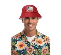 FIESTAS GUIRCA | Beer King Hat Red (One Size) - Fun Hat for Beer Parties and Stag Do's - Unisex Accessory for Adults - Ideal for Celebrations and Events - Red