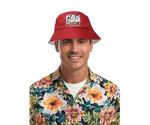 FIESTAS GUIRCA | Beer King Hat Red (One Size) - Fun Hat for Beer Parties and Stag Do's - Unisex Accessory for Adults - Ideal for Celebrations and Events - Red