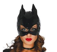 Fiestas Guirca Black Cat Vinyl PVC Adult Mask