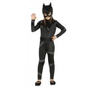 Fiestas Guirca Black Kitty Cat Girls Fancy Dress Costume Age 7-9 Years