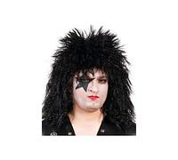 Guirca Fiestas GUI4799 Black Rock Star Wig (Box Container)