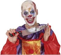 FIESTAS GUIRCA | Bloodied Clown Knife (37 cm) - Toy Weapon for Killer Costume for Halloween and Horror Parties - Multicoloured