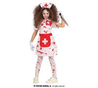 Fiestas Guirca Bloody Nurse Costume Girls Fancy Dress Costume Age 7-9 Years