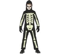 FIESTAS GUIRCA Boys Phosphorescent Skeleton Costume
