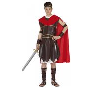 Fiestas Guirca Boys Roman Warrior Costume Set / 14-16 Years Brown/Red FG1304