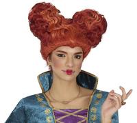 FIESTAS GUIRCA | Brown Medieval Curls Wig (One Size) - Accessory for Witch or Medieval Woman Fancy Dress for Halloween and Themed Parties - Ideal for Adult Women - Brown