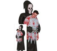 FIESTAS GUIRCA Carry Me To The Grave Inflatable Men Fancy Dress Costume - Grim Reaper Carrying a Dead Costume - Mens Halloween Costumes Adult Size L