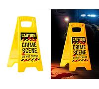 FIESTAS GUIRCA | "Caution Crime Scene Poster (12.2x1.4x20.9 in) - Halloween and Scary Party Decoration - Ideal for Police Themes and Crime Scene Settings - Props for Celebrations - Multicolour