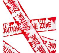 Fiestas Guirca CAUTION ZOMBIE ZONE signaling tape for Halloween decoration 600x12 cm