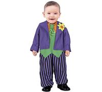 Toddler Joker Halloween Fancy Dress Comic Kids Boys Child Costume Outfit