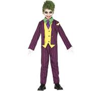 Fiestas Guirca Child Crazy Villain Joker Inspired Costume - 7-9 Years