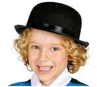 Fiestas Guirca Child Felt Black Bowler Hat