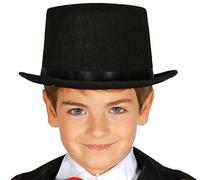 Childrens Size Black Felt Top Hat