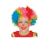 FIESTAS GUIRCA | Child Multicolour Clown Wig (One Size) - Fancy Dress Accessory for Rainbow and Carnival Parties - Ideal for Children and Adults for Halloween and Celebrations - Multicolour