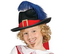 Kids Size Musketeer Hat with Feather