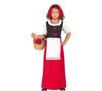 FIESTAS GUIRCA Child Red Innkeeper's Wife Shepherd Nativity Christmas Costume Age 7-9 Years