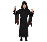 Fiestas Guirca Childrens/Kids Assassin Hooded Costume Set7-9 Years Black FG279