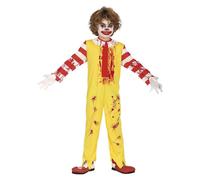 Fiestas Guirca Childrens/Kids Killer Clown Costume Set5-6 Years Yellow/Red FG69
