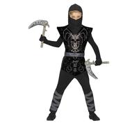 Fiestas Guirca Childrens/Kids Ninja Costume Set3-4 Years Black/Grey FG691