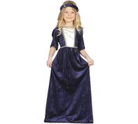 FIESTAS GUIRCA | Children's Medieval Costume Girl - Dress & Headband Set