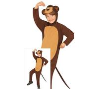 FIESTAS GUIRCA Children's Monkey Fancy Dress Costume Girl Boy Childs Animal Outfit World Book Day Dress Up Kids Halloween Unisex (Age 10-12 Years)