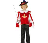 FIESTAS GUIRCA Children's Red Musketeer - Child, 10-12