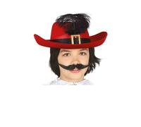 FIESTAS GUIRCA Children's Red Musketeer Hat