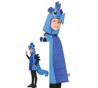 FIESTAS GUIRCA Charming Blue Seahorse Fancy Dress for Boys or Girls - Animals Kids Fancy Dress Costumes Boys & Girls - Unisex Age 7-9 Years