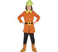 FIESTAS GUIRCA Child's Orange Dwarf Costume