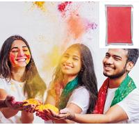 FIESTAS GUIRCA | Confetti Cannon with Red Powder (0.44 lb) - Decoration for Birthday and New Year's Eve Parties - Ideal for Celebrations and Special Events - Red