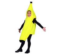 FIESTAS GUIRCA Cool Banana Fancy Dress Costume Boys or Girls - Unisex Outfit with Yellow Tunic for Children 7-9 Years