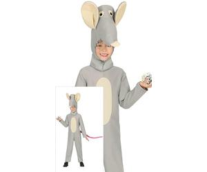 FIESTAS GUIRCA Costume Child Mouse - Grey Mouse Monkey - Animals Costumes Children Child
