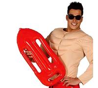 FIESTAS GUIRCA | Costume Inflatable Rescue Buoy Adult/Child - Red PVC 65 cm