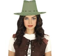 FIESTAS GUIRCA | Cowboyhut (Einheitsgröße) - Unisex Kostümzubehör für Cowboy- und Westernpartys, Texas, Karneval, Halloween und Themenfeiern