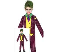 FIESTAS GUIRCA Crazy Clown costume for boys 10-12 Years