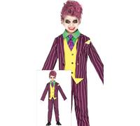 FIESTAS GUIRCA Crazy Clown costume for boys 5-6 Years