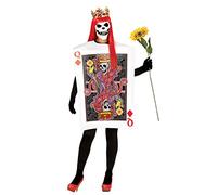 FIESTAS GUIRCA Cursed Queen Card Costume for Adults