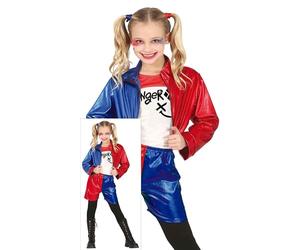 FIESTAS GUIRCA Dangerous Harley costume for girls