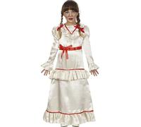 FIESTAS GUIRCA Devil Doll Girls Fancy Dress Costume - Horror Vintage Doll Costume - Halloween Girls Costumes Age 3-4 Years
