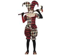 FIESTAS GUIRCA Diamond Harlequin Fancy Dress for Boys - Clown Jester Kids Costume - Boys Halloween Costumes 7-9 years