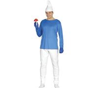 FIESTAS GUIRCA - Dwarf Costume - Dwarf Costume Adult Blue Size XL 54-56