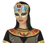 FIESTAS GUIRCA | Egyptian Pharaoh Mask (One Size) - Mask for Ancient Egypt Fancy Dress Costume - Ideal for Fancy Dress Parties, Carnival and Halloween - Adult Unisex
